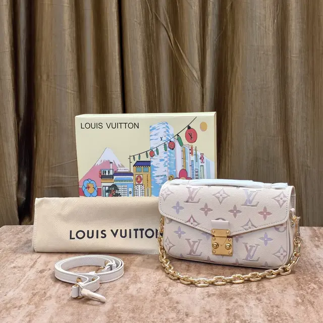 L.V Pastel Monogram